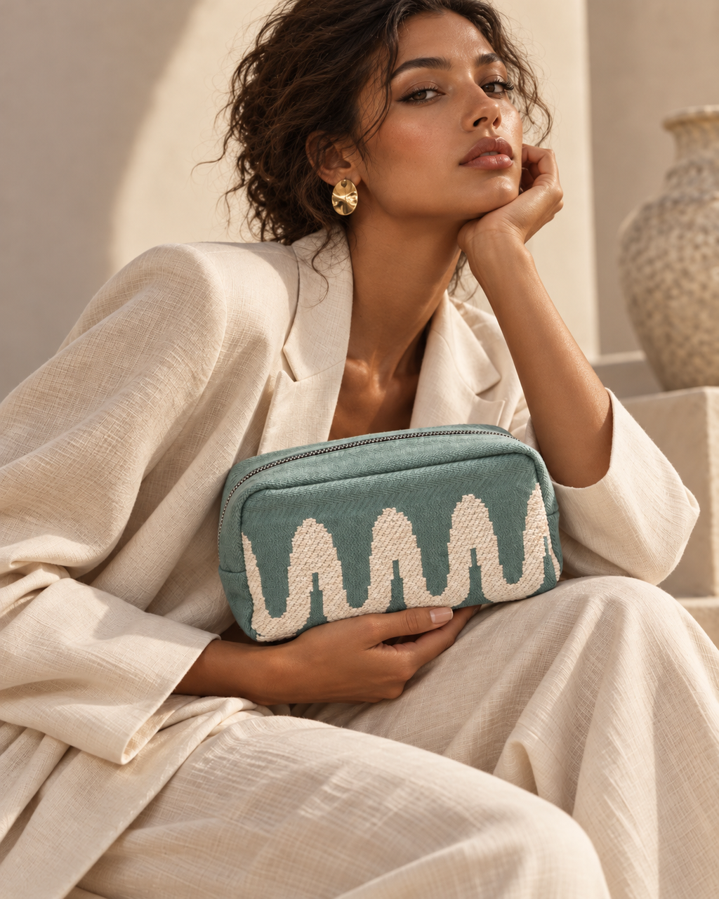 The Wave Toiletry/Makeup Bag